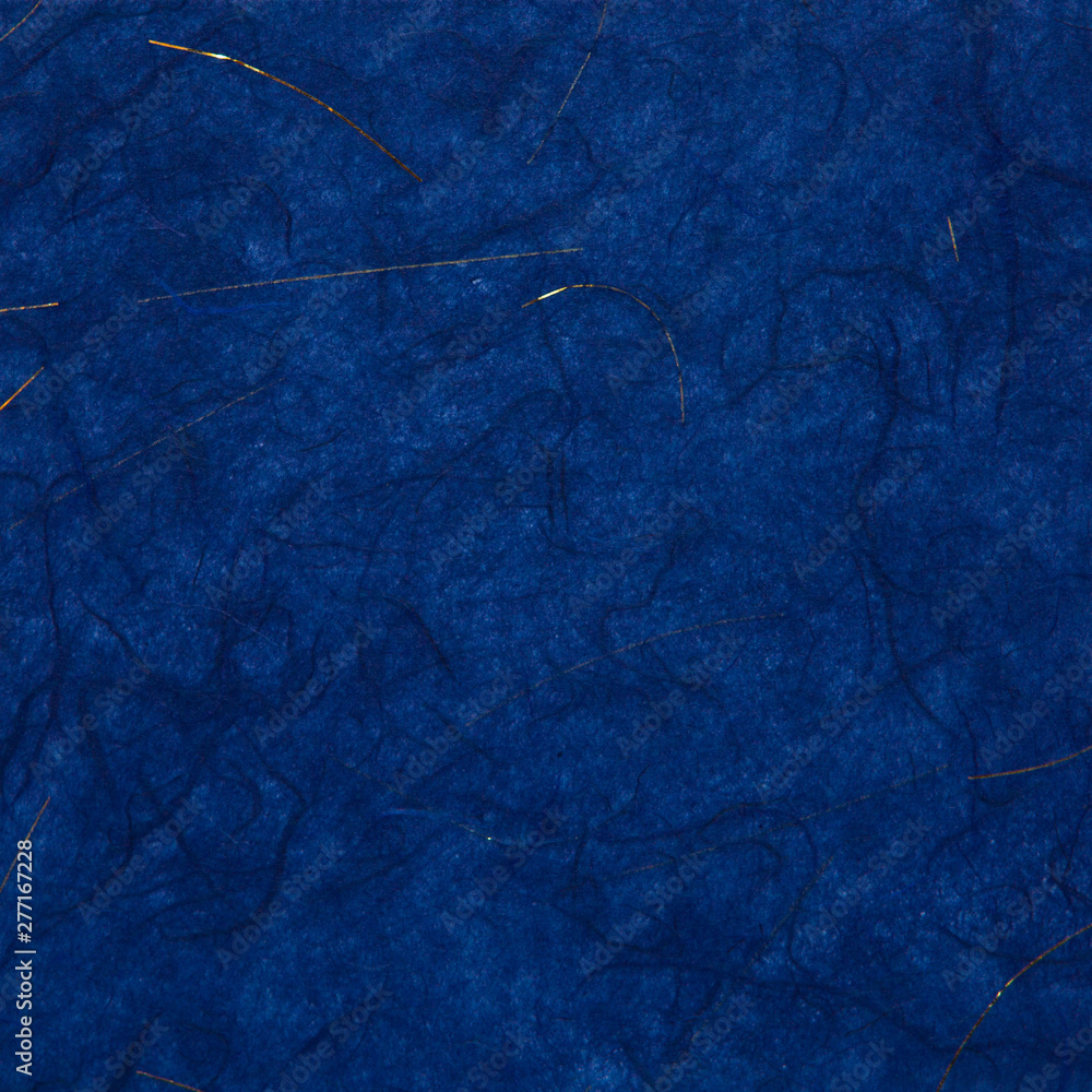 Japanese traditional paper, origami, blue abstract background Japanese traditional paper, origami, blue abstract background