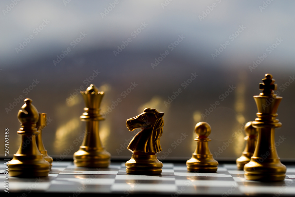 Chess, confrontation and competition, victory and defeat