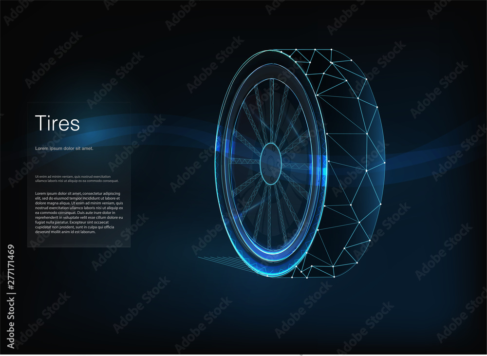 3D low poly for banner tires design. Low Poly style design. Abstract geometric background. Vector illustration template cars. Triangle low Poly abstract background technical. Blue and green tones colo 3D low poly for banner tires design. Low Poly style design. Abstract geometric background. Vector illustration template cars. Triangle low Poly abstract background technical. Blue and green tones colo
