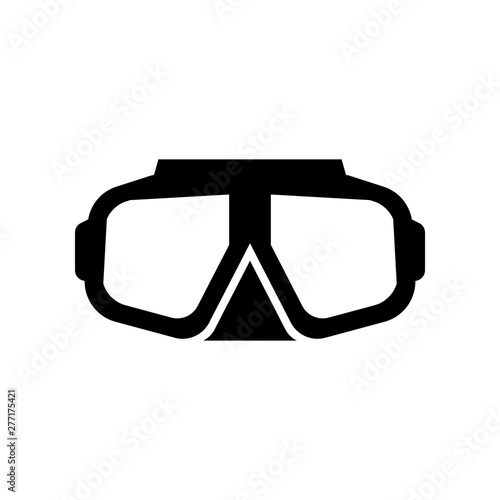 Diving glasses icon, vector illustration design. Summer objects collection.