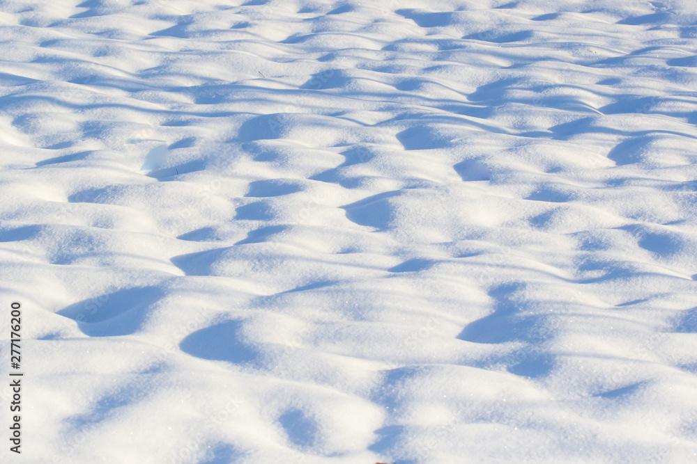 background of fresh snow texture in blue tone background of fresh snow texture in blue tone