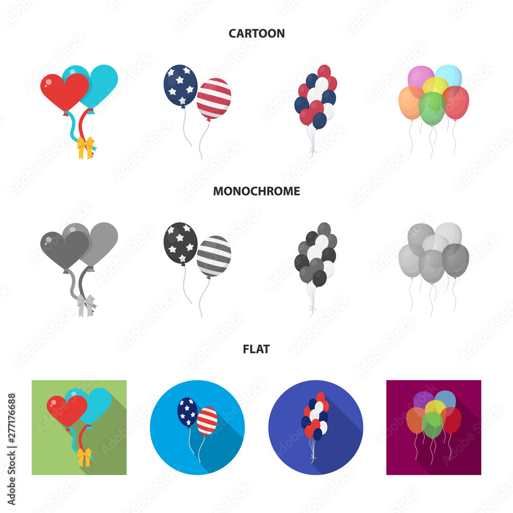 Isolated object of happy and fun sign. Collection of happy and balloon stock vector illustration. Isolated object of happy and fun sign. Collection of happy and balloon stock vector illustration.