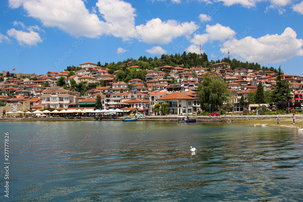 Historical part town Ohrid, UNESCO heritage listed, Republic of North Macedonia