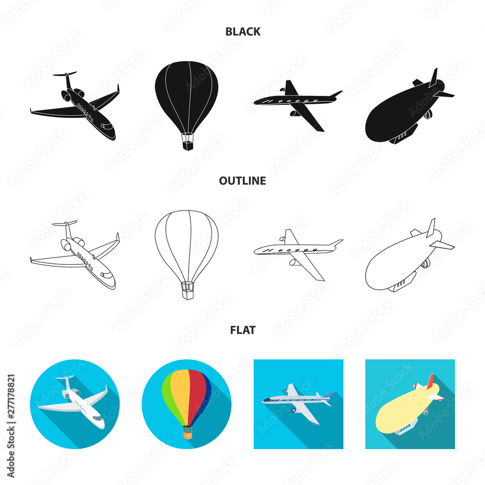 Vector design of transport and object logo. Set of transport and gliding vector icon for stock. Vector design of transport and object logo. Set of transport and gliding vector icon for stock.