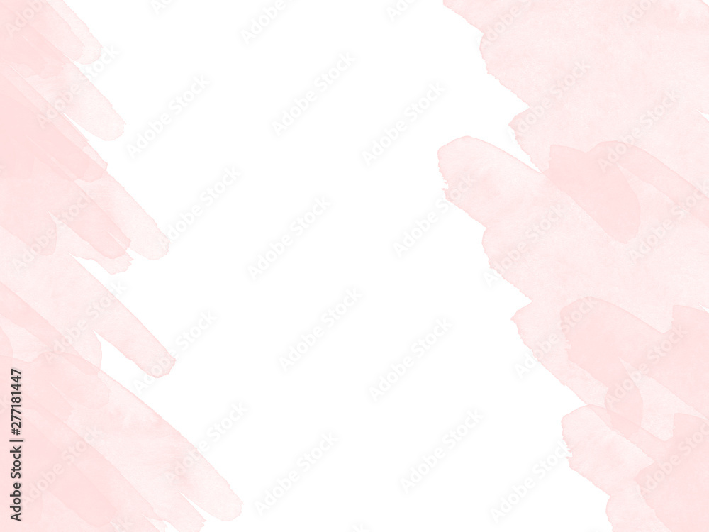Pink watercolor abstraction on white paper Pink watercolor abstraction on white paper