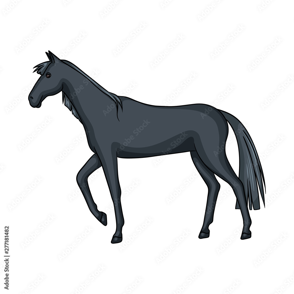 Vector illustration of horse and black logo. Collection of horse and horseback vector icon for stock. Vector illustration of horse and black logo. Collection of horse and horseback vector icon for stock.
