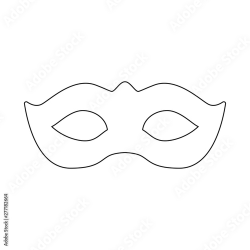 Vector illustration of masquerade and mystery icon. Collection of masquerade and festival stock vector illustration.