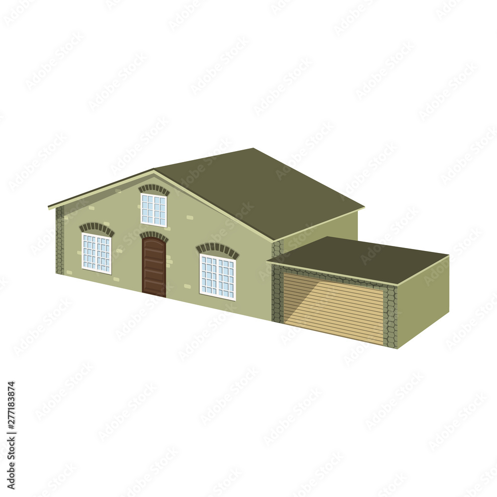Vector illustration of house and villa logo. Collection of house and dwelling stock vector illustration.