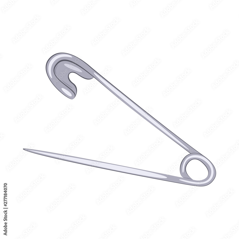 Vector design of pin and safety logo. Collection of pin and needle stock vector illustration. Vector design of pin and safety logo. Collection of pin and needle stock vector illustration.