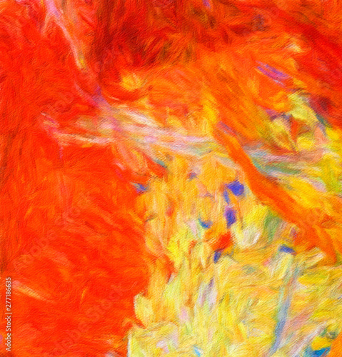 Color splash background design of fractal paint and rich texture on the subject of imagination  creativity and art. Stock. Watercolor hand drawing. Good for wallpapers  posters  cards or invitations