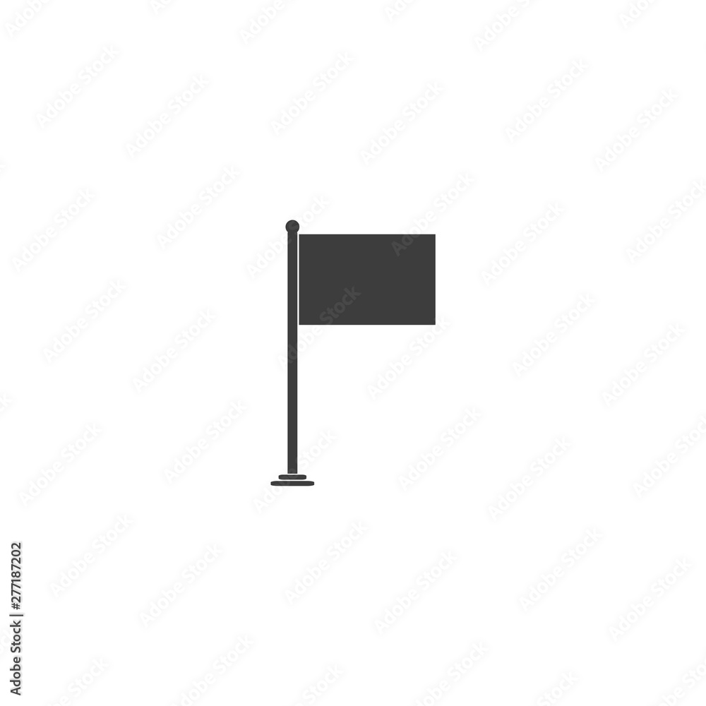 Flag icon template black color editable. Flag symbol vector sign isolated on white background. Simple logo vector illustration for graphic and web design. Flag icon template black color editable. Flag symbol vector sign isolated on white background. Simple logo vector illustration for graphic and web design.