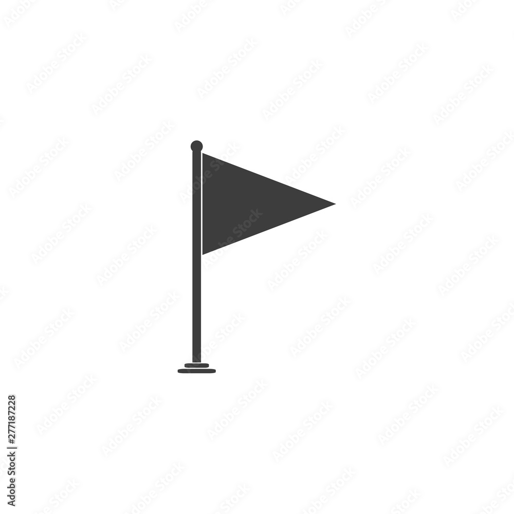 Flag icon template black color editable. Flag symbol vector sign isolated on white background. Simple logo vector illustration for graphic and web design. Flag icon template black color editable. Flag symbol vector sign isolated on white background. Simple logo vector illustration for graphic and web design.
