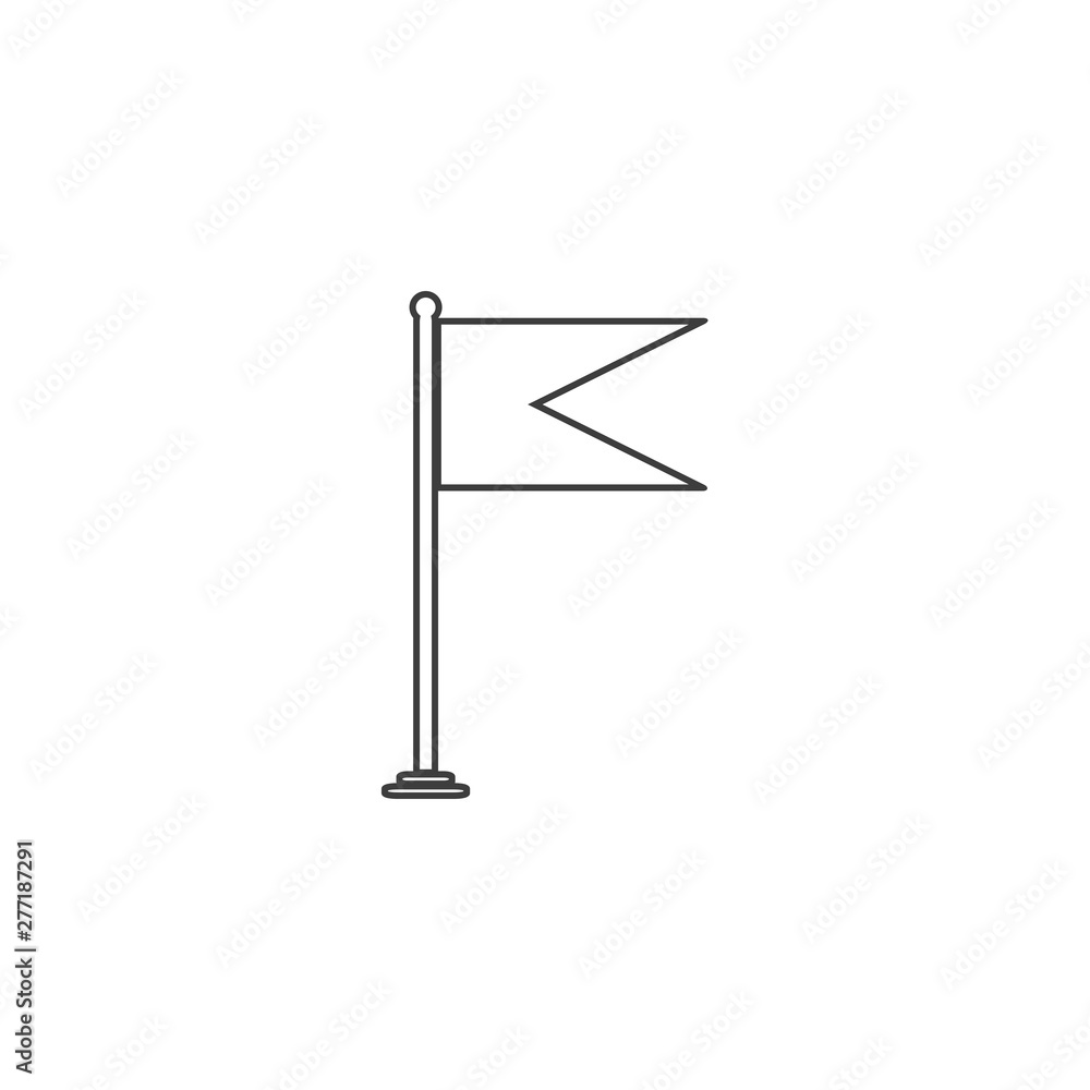 Flag icon template black color editable. Flag symbol vector sign isolated on white background. Simple logo vector illustration for graphic and web design. Flag icon template black color editable. Flag symbol vector sign isolated on white background. Simple logo vector illustration for graphic and web design.