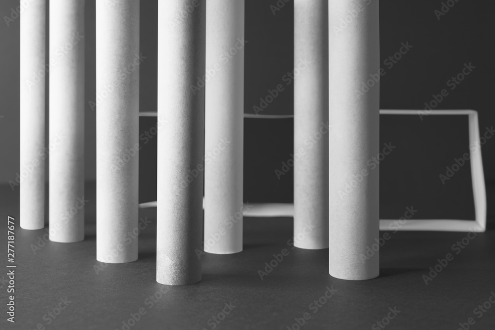 Gray interior background, architecture abstract Gray interior background, architecture abstract