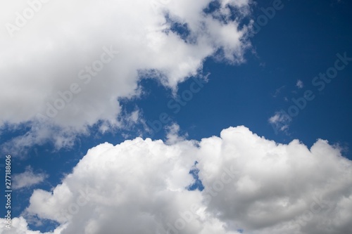 Blue sky background. Beautiful sky with white clouds