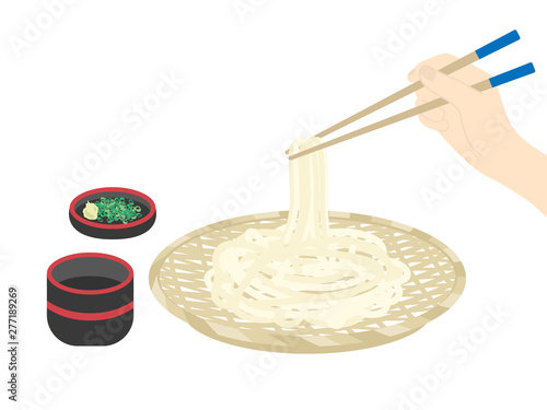 ざるうどん