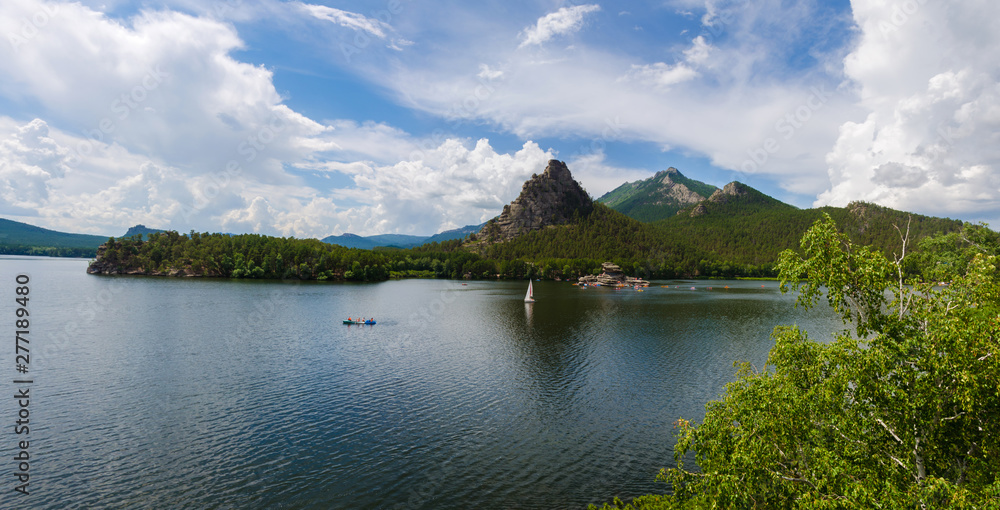 Mountain Lake Borovoe kokshetau zhumbaktas okzhetpes Kazakhstan Burabay National Nature Park, Kazakhstan