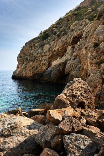 Fototapeta Naklejka Na Ścianę i Meble -  cliffs on the coast of Granada