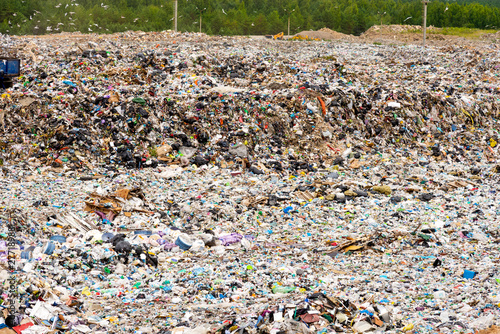 Municipal landfill for domestic waste
