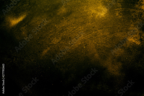 black and gold, abstract grunge background © Cyrena111