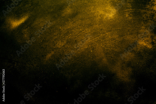 black and gold, abstract grunge background