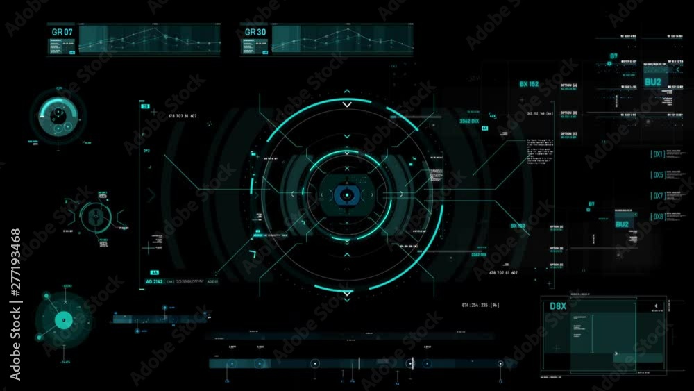 Circle hud head up display interface target pointer element for futuristic cyber technology concept with dark and grain processed Circle hud head up display interface target pointer element for futuristic cyber technology concept with dark and grain processed