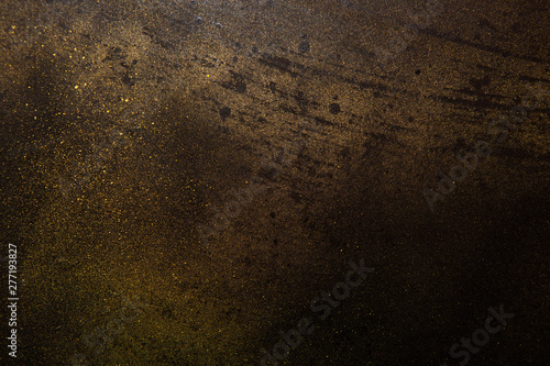 black and gold, abstract grunge background