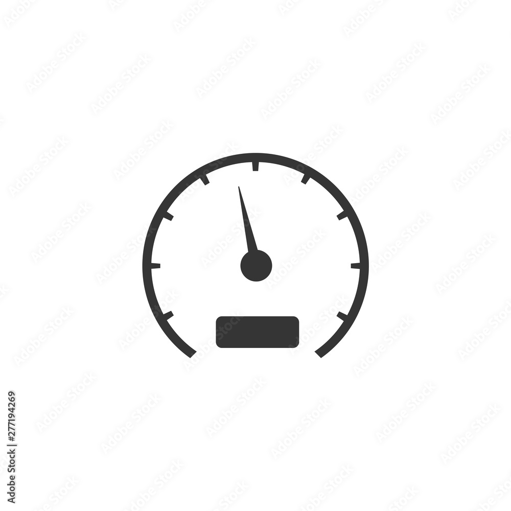Speedometer icon template black color editable. Speedometer symbol vector sign isolated on white background. Simple logo vector illustration for graphic and web design. Speedometer icon template black color editable. Speedometer symbol vector sign isolated on white background. Simple logo vector illustration for graphic and web design.