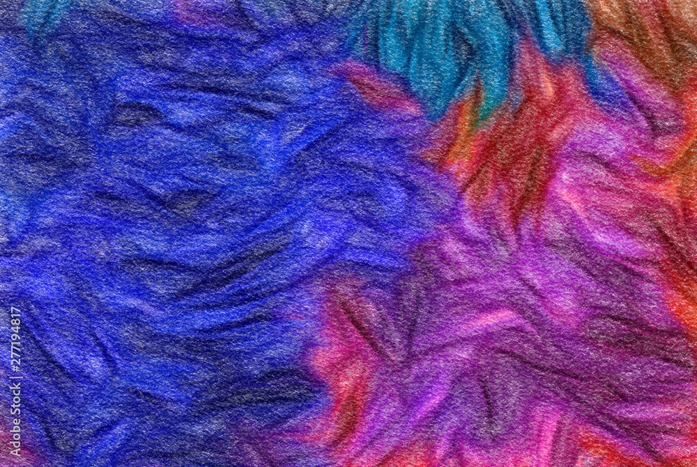 Obraz premium Abstract texture background. Digital painting in Vincent Van Gogh style artwork. Hand drawn artistic pattern. Modern art. Good for printed pictures, postcards, posters or wallpapers and textile print.