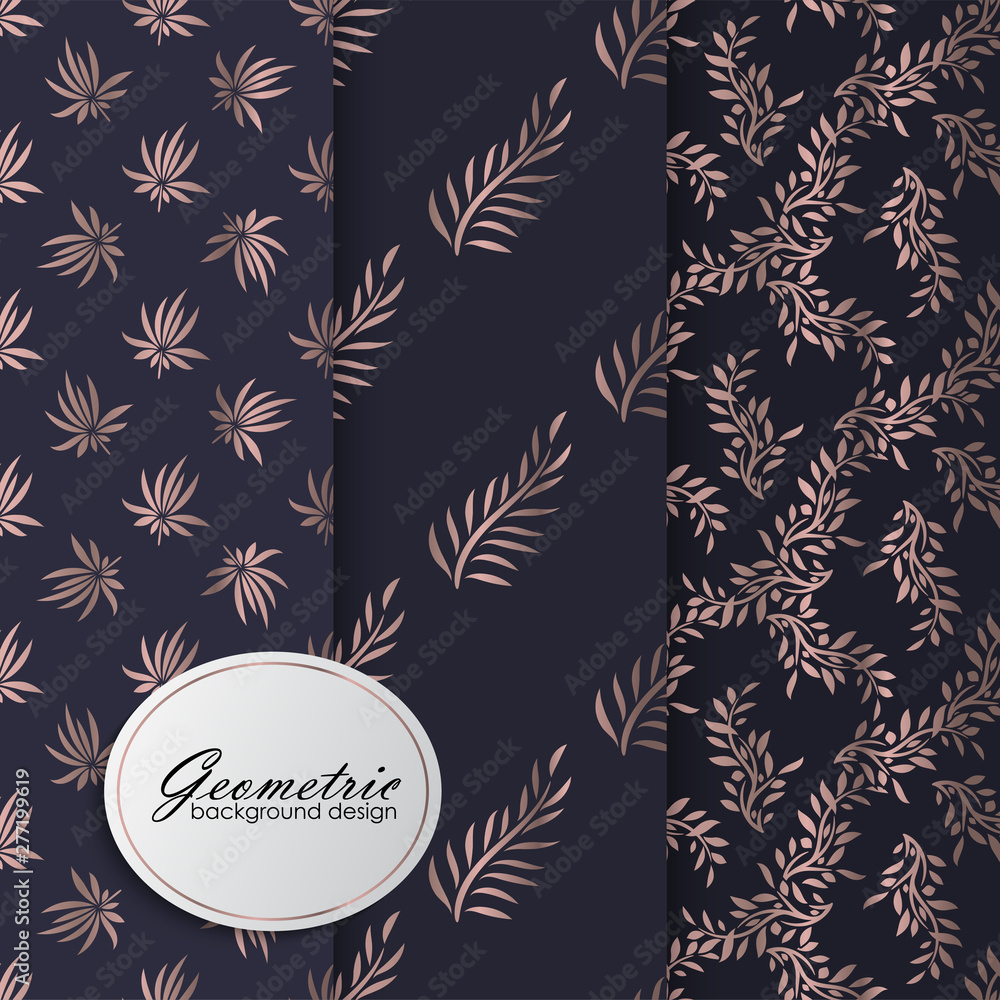 Obraz premium Trendy Seamless Tropical Pattern in Vector illustration