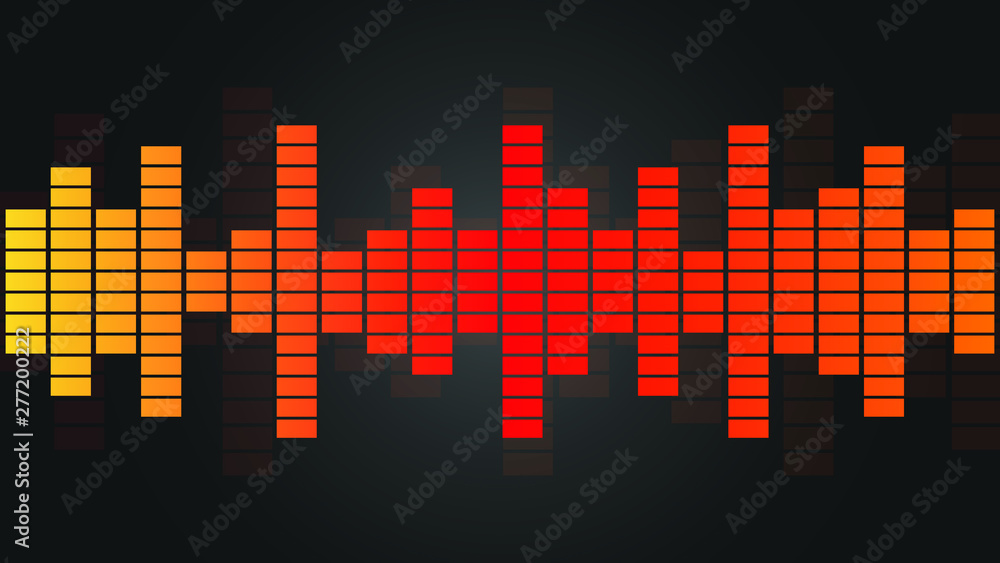 Music equalizer background Vector