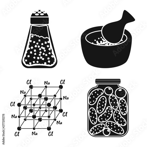 Vector illustration of natural and baking icon. Collection of natural and food vector icon for stock.