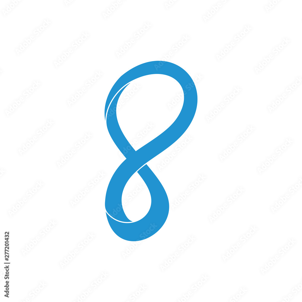 abstract infinity curves 3d motion design logo vector abstract infinity curves 3d motion design logo vector