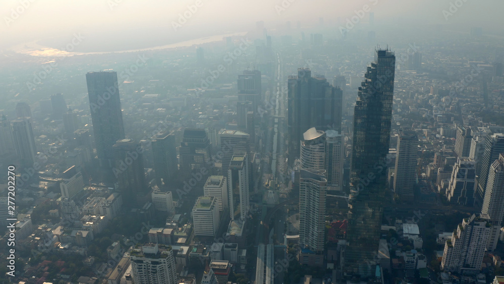 Fototapeta premium Bangkok Aerial View