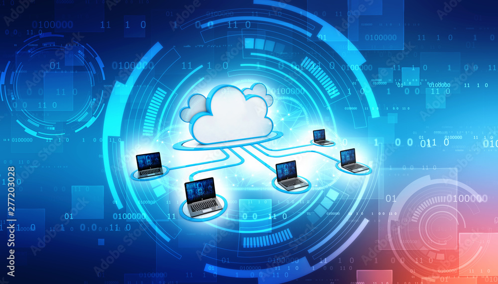 3d rendering Cloud computing concept, Cloud internet technology concept background, Cloud computing and network security technology concept 3d rendering Cloud computing concept, Cloud internet technology concept background, Cloud computing and network security technology concept