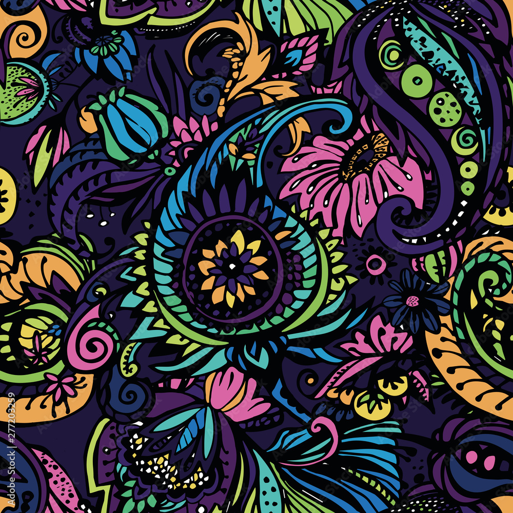 Textile Paisley pattern Textile Paisley pattern