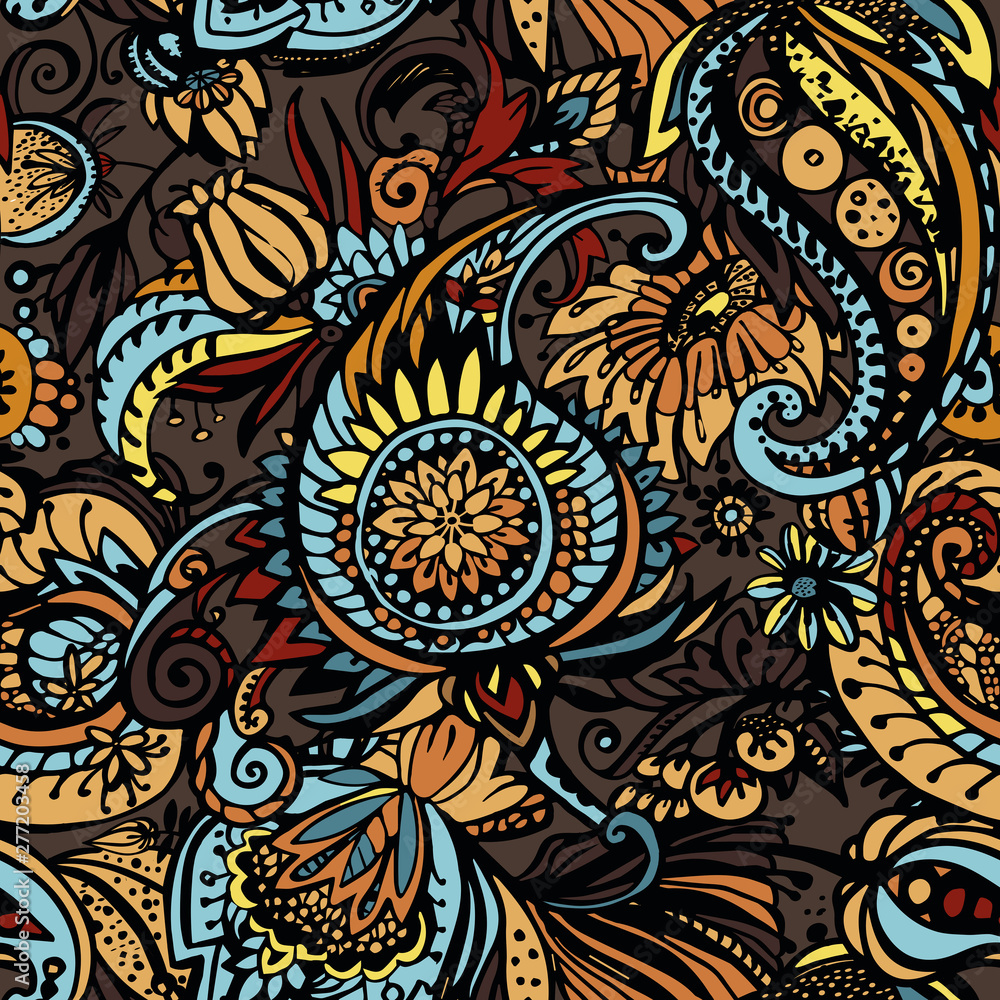 Textile Paisley pattern Textile Paisley pattern