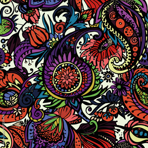 Textile Paisley pattern