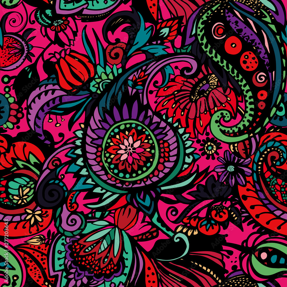 Textile Paisley pattern Textile Paisley pattern