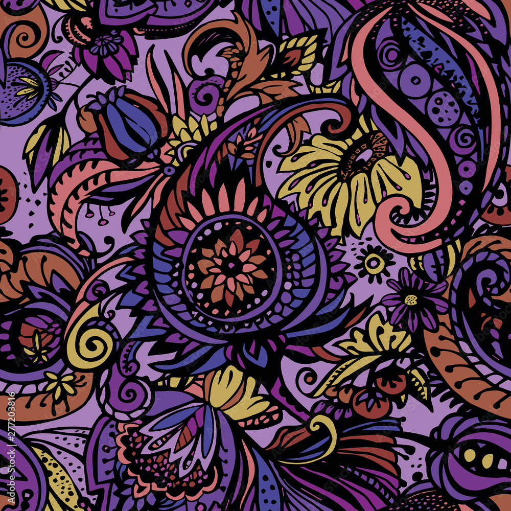 Textile Paisley pattern Textile Paisley pattern