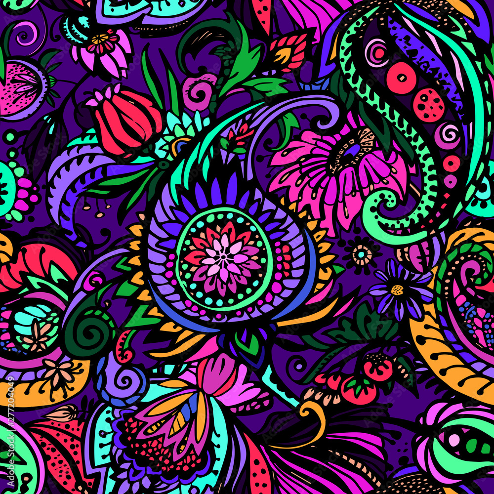 Textile Paisley pattern Textile Paisley pattern
