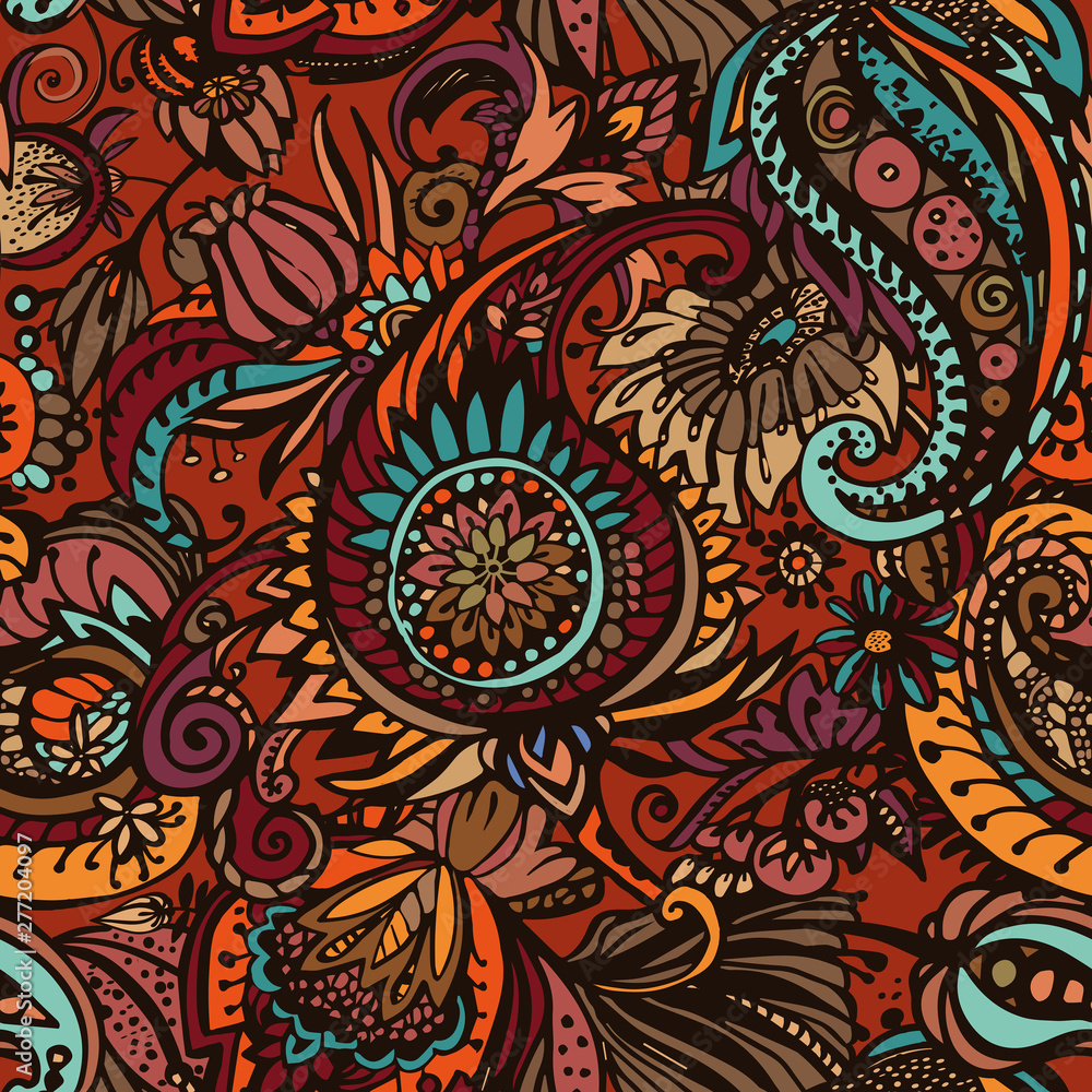 Textile Paisley pattern Textile Paisley pattern