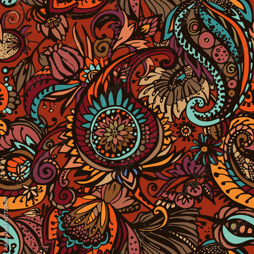 Textile Paisley pattern