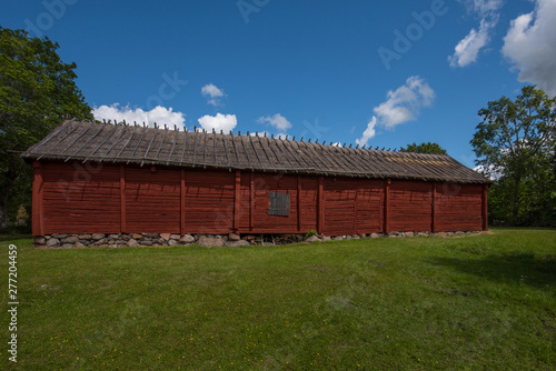 Household buildings for the Chaplain of Härkeberga from the 1800s, between Stockholm and Enköping