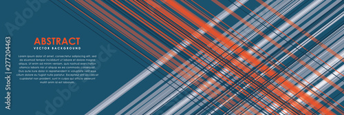 Abstract blue background, diagonal lines and strips, vector illustration