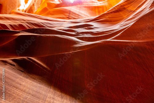 Antelope Canyon, near Page, Arizona, USA. Sandstone formations on Navajo nation
