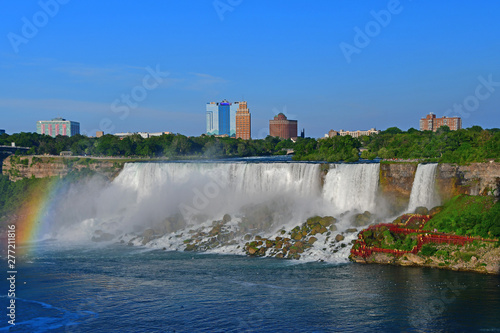 The American Falls as seen from Niagara Falls, Ontario, Canada