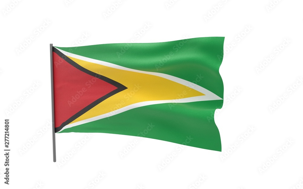 Obraz premium Flag of Guyana