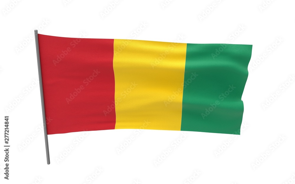 Obraz premium Flag of Guinea