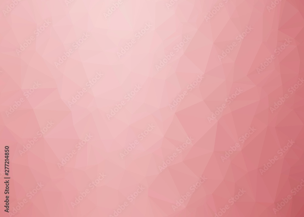 sweet pink color background with geometric pattern background polygonal style 